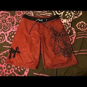 Men’s Affliction Board Shorts Size 36